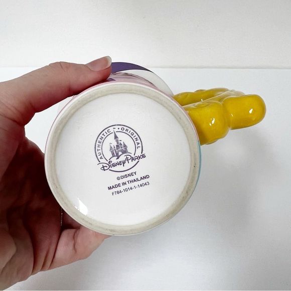 Disney Parks Princess Aurora Sleeping Beauty Ceramic Mug Figural Pink Blue - Picture 5 of 6